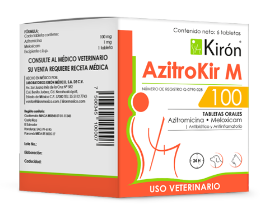 Azitrokir M 100 6 Tabletas