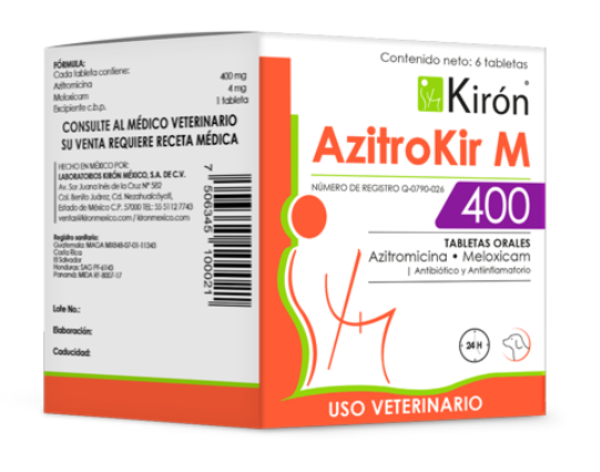 Azitrokir M 400,  6 tabletas