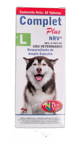 Complet Plus NRV L ( 25 kg ) 20 tabletas