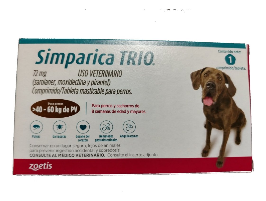 Masticable perros Simp Trio café 1 Tab 40-60Kg