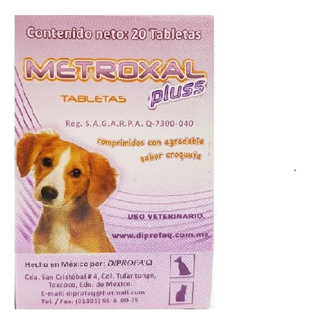 Metroxal Plus Tabletas 20kg