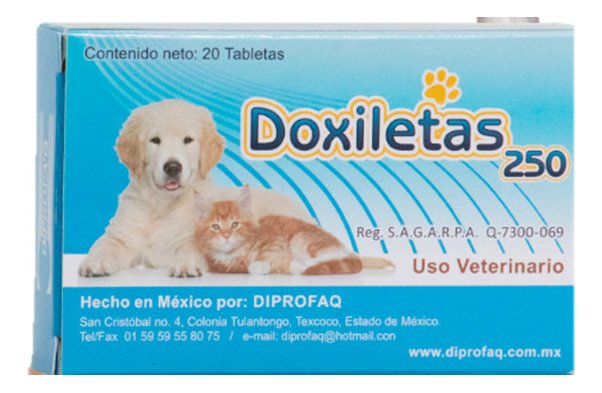 Doxiletas tabletas 250mg