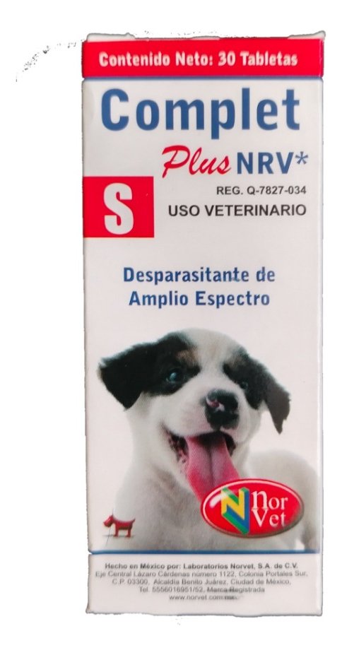 Complet Plus S, perro chico. 30 tabletas