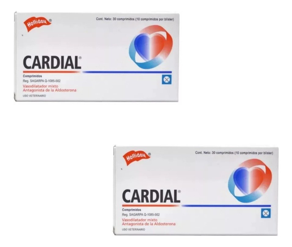 Cardial 5, 2 piezas con 30 tab c/u