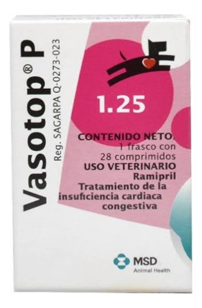 Vasotop 1.25, 28 Tabletas