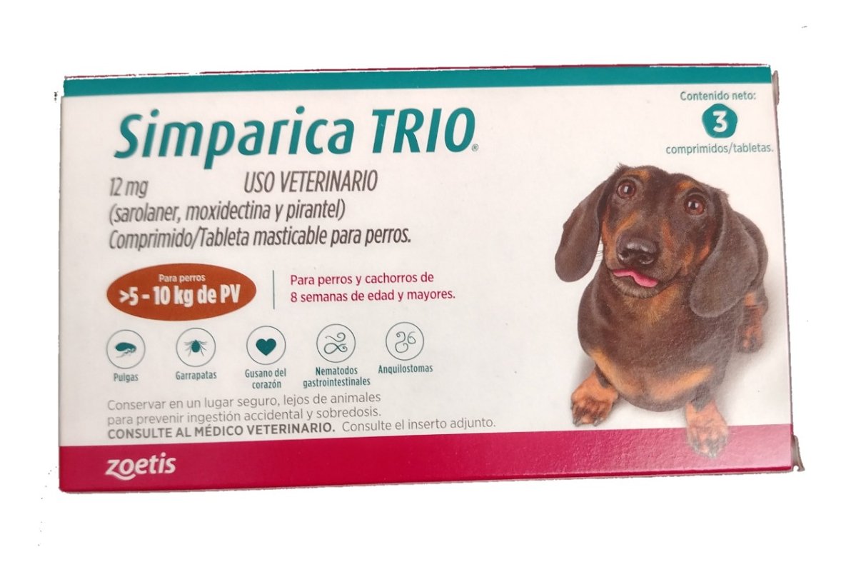 Masticable perros Simp Trio Caramel 3 Tabletas 5-10kg