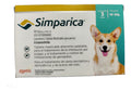 Masticable perros Simp 40mg turquesa 3 Tab 10-20k