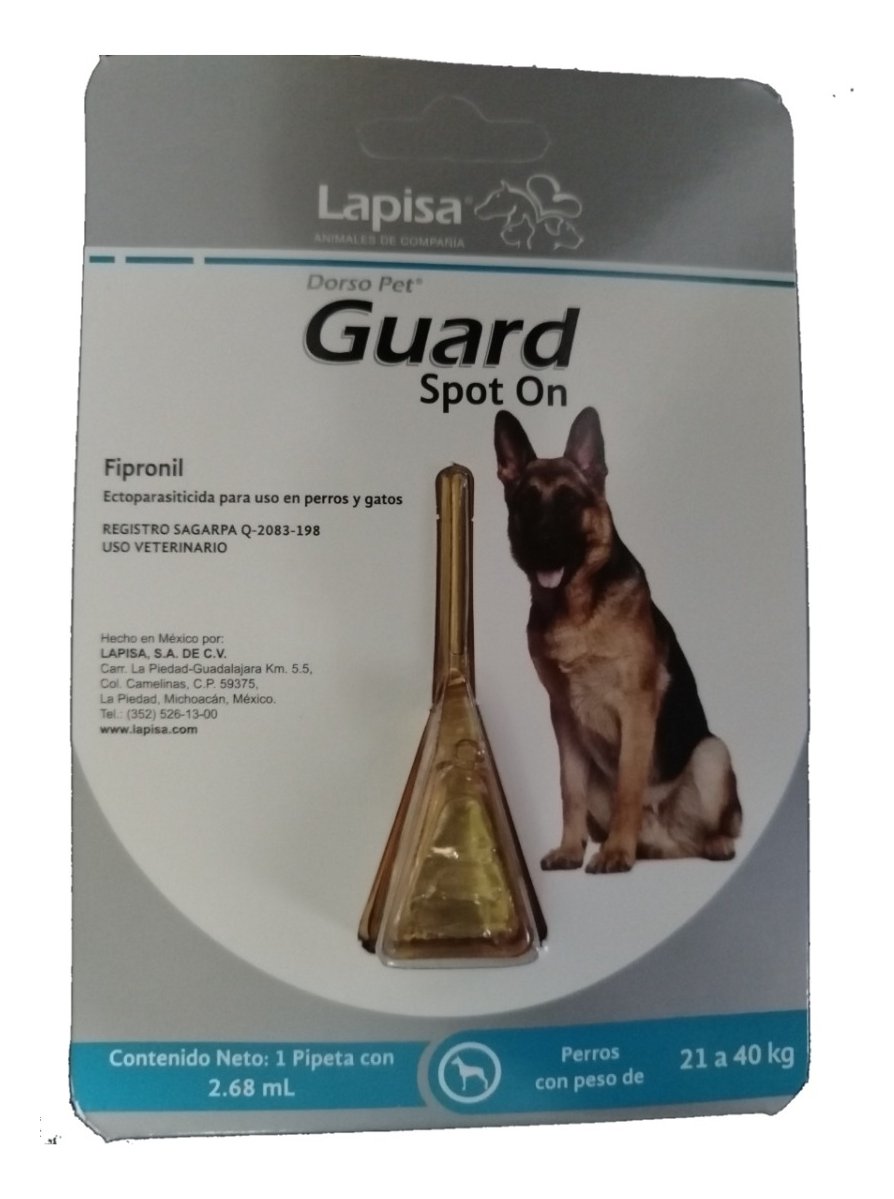 Dorso Guard Spot on Perro grande 2.68ml