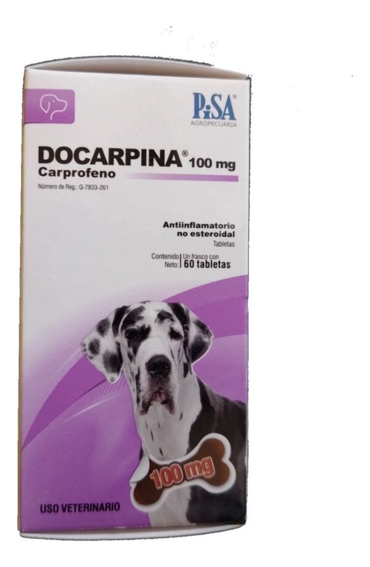 Docarpina 100mg, tipo Rimadyl 60 tab
