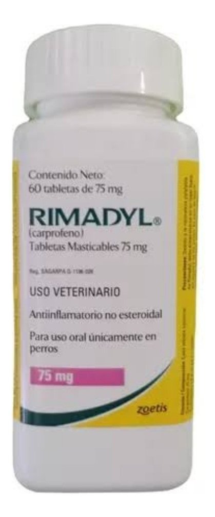 Rimadyl 75mg, 60 tabletas