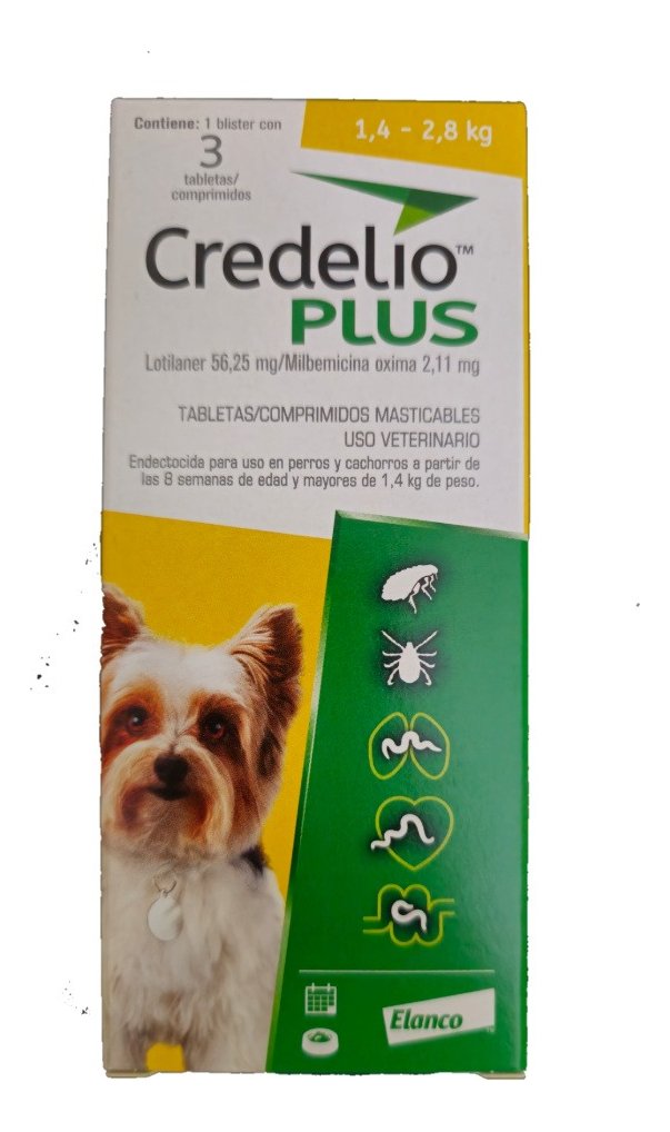 Credelio Plus 1.4-2.8 Kg