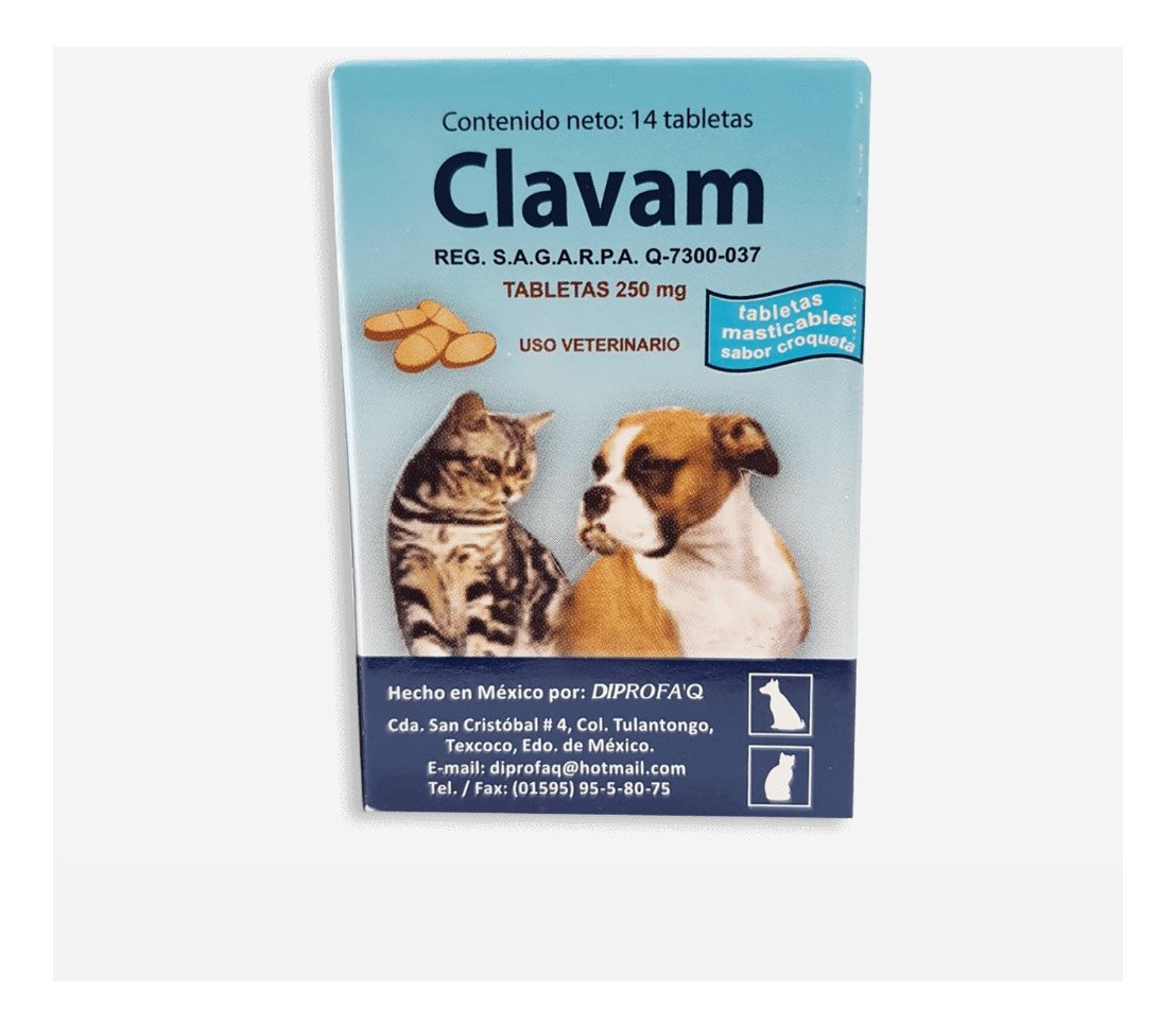 Clavam tabletas 250 mg