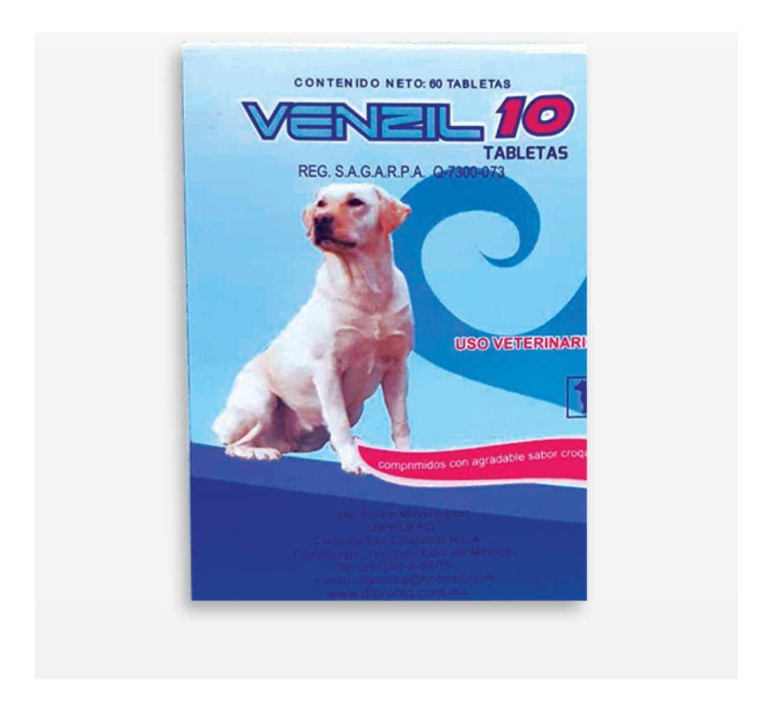 Venzil tabletas 10 kg Dispensario c/60