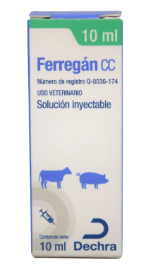 Ferregan cc inyectable 10ml