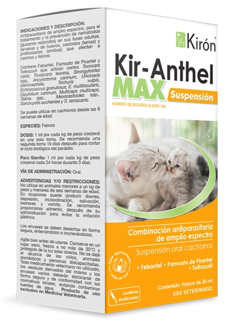 Kir-Anthel Max Suspensión Gato 25 ml