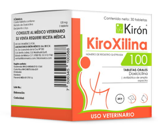 KiroXilina 100 30 Tabletas