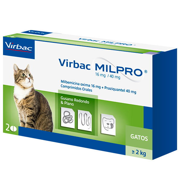 MILPRO 16 MG/40 MG CAT