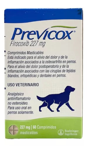 PREVICOX "L" PERRO GRANDE 60 TAB 227 MG