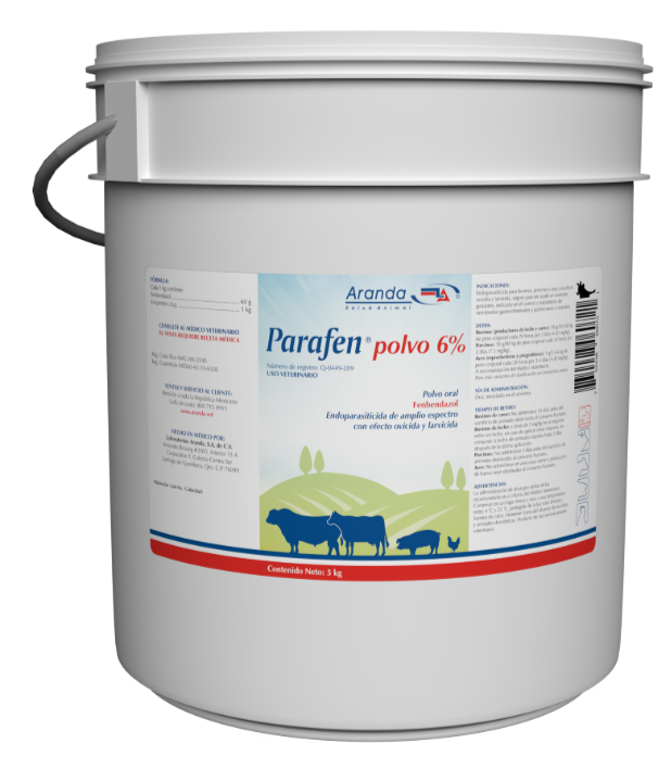 Parafen Polvo 6% 5 kg
