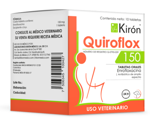 Quiroflox 150  10 Tabletas