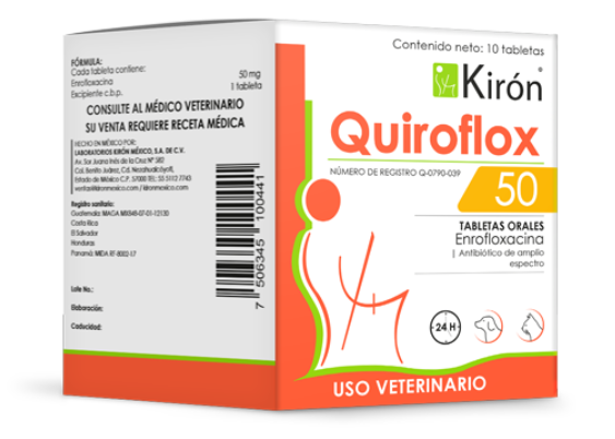 Quiroflox 50  10 tabletas