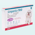 SIMPARICA TRIO PURPLE 6 MG 2.6 KG / 1tbs