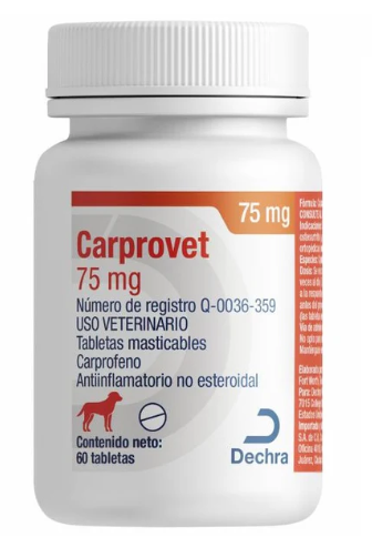 Carprovet 75 mg 60 Tabletas