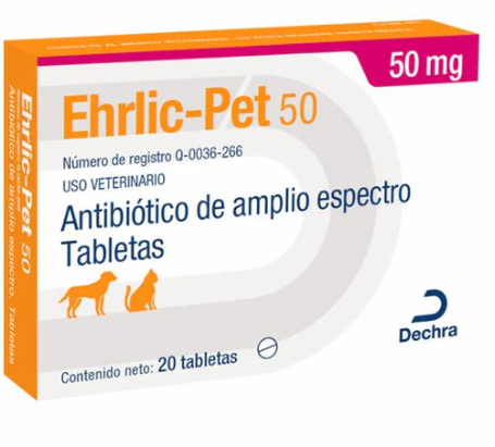 EHRLIC-PET 50  20 Tabletas