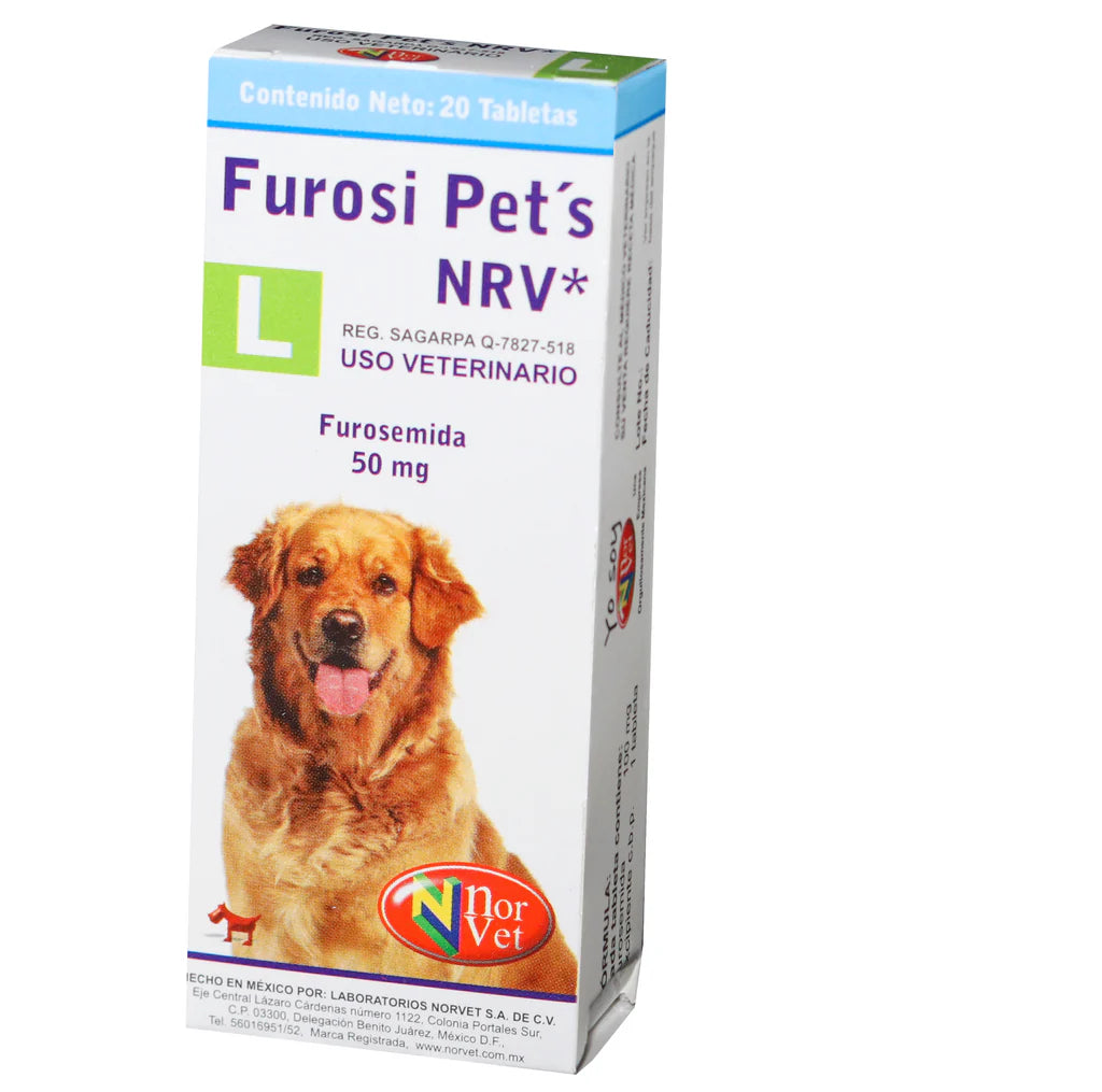 FUROSI PET'S NRV "L" 50 MG
