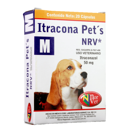 ITRACONA PET'S "M" 50 MG
