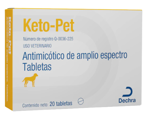 Keto-pet 25 mg 20 Tabletas