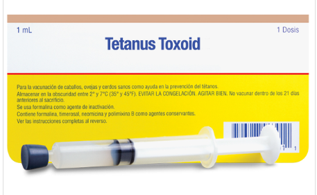 Tétanos Toxoide 12 dosis