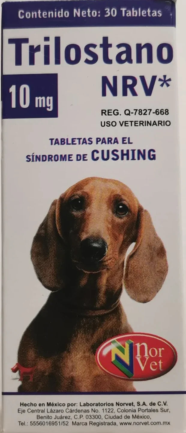 Trilostano M 10mg, 30 tabs. Tipo Vetoryl